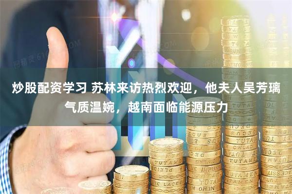炒股配资学习 苏林来访热烈欢迎，他夫人吴芳璃气质温婉，越南面临能源压力